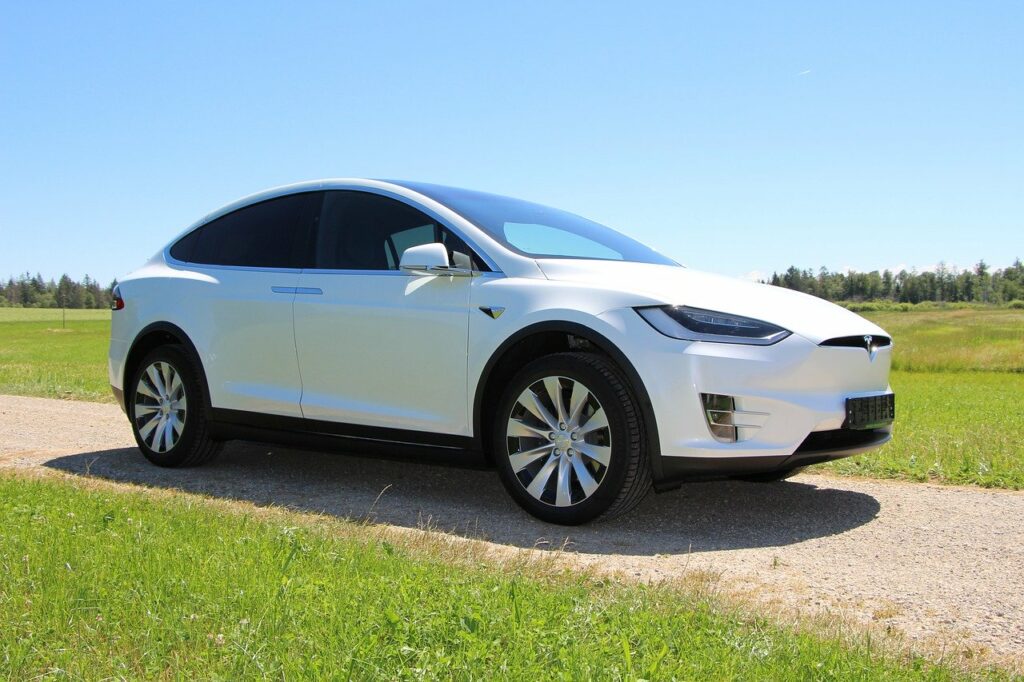 tesla, electric car, vehicle