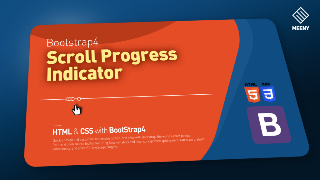 scroll progress indicator