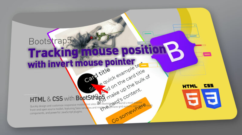 Tracking mouse position with invert mouse pointer